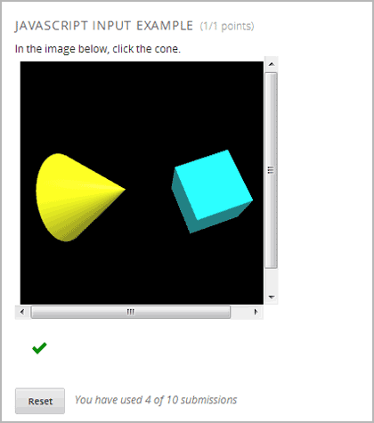 Image of a JavaScript Input problem