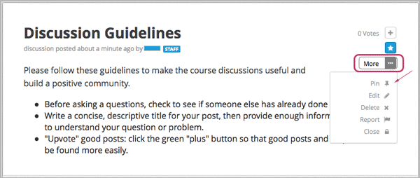 Image of the pin icon for discussion posts.
